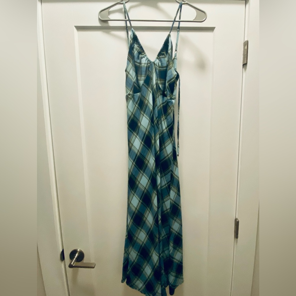 Plaid Maxi Dress